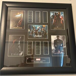 MARVEL'S CINEMATIC UNIVERSE FILM CELL MONTAGE PHASE ONE
